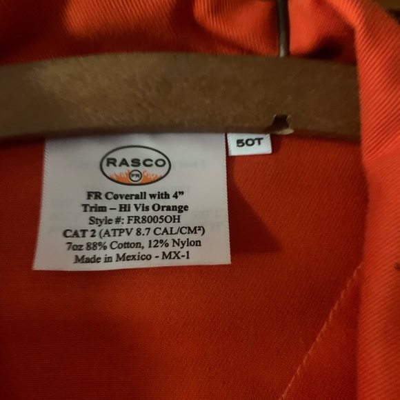 Rasco Fire Resistant Coveralls - Picture 4 of 4